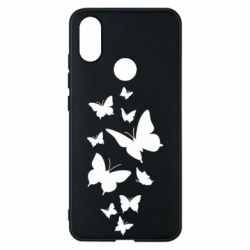 Чехол для Xiaomi Mi A2 Many butterflies - PrintSalon