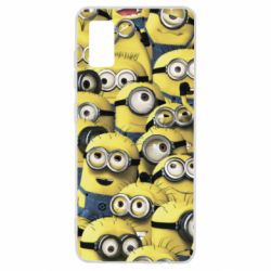 Чехол для Samsung A41 Many minions