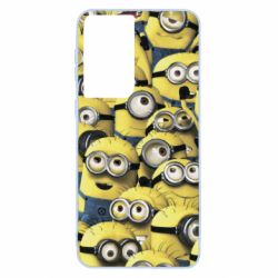 Чехол для Samsung S21 Many minions-PrintSalon Чехол для Samsung S21 Many minions