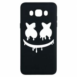 Чехол для Samsung J7 2016 Marshmello and face logo - PrintSalon