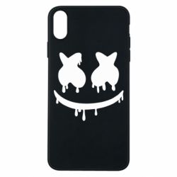 Чехол для iPhone Xs Max Marshmello and face logo - PrintSalon
