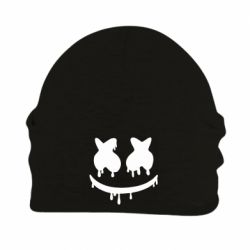 Шапка флисовая Marshmello and face logo - PrintSalon