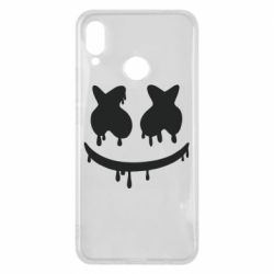 Чехол для Huawei P Smart Plus 2018 Marshmello and face logo - PrintSalon
