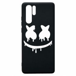 Чехол для Huawei P30 Pro Marshmello and face logo - PrintSalon