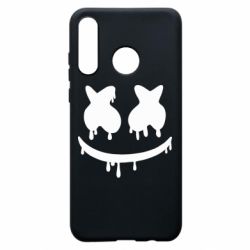 Чехол для Huawei P30 Lite Marshmello and face logo - PrintSalon