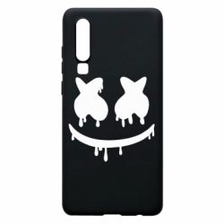 Чехол для Huawei P30 Marshmello and face logo - PrintSalon