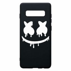 Чехол для Samsung S10+ Marshmello and face logo - PrintSalon