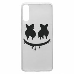 Чехол для Samsung A70 Marshmello and face logo - PrintSalon