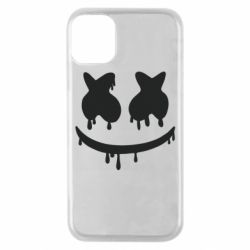 Чехол для iPhone 11 Pro Marshmello and face logo - PrintSalon