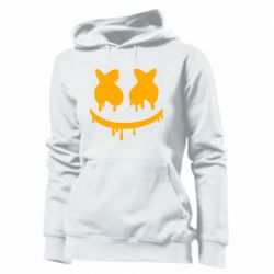 Женское худи Marshmello and face logo - PrintSalon