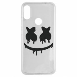 Чехол для Xiaomi Redmi Note 7 Marshmello and face logo - PrintSalon