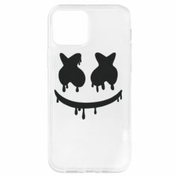 Чехол для iPhone 12 Marshmello and face logo - PrintSalon