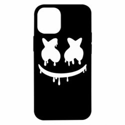 Чехол для iPhone 12 mini Marshmello and face logo - PrintSalon