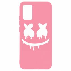 Чехол для Samsung A02s/M02s Marshmello and face logo - PrintSalon