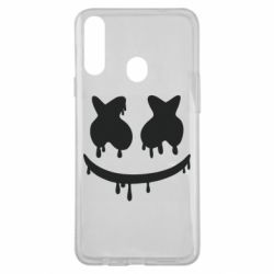 Чехол для Samsung A20s Marshmello and face logo - PrintSalon