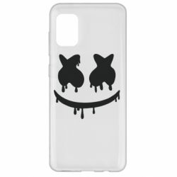 Чехол для Samsung A31 Marshmello and face logo - PrintSalon