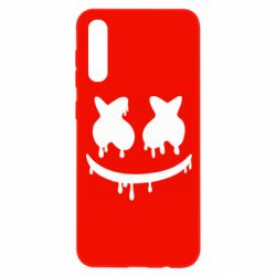 Чехол для Samsung A50 Marshmello and face logo - PrintSalon