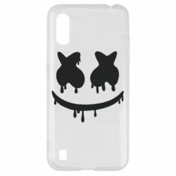 Чехол для Samsung A01/M01 Marshmello and face logo - PrintSalon