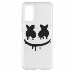 Чехол для Samsung S20 Marshmello and face logo - PrintSalon
