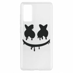 Чехол для Samsung S20 FE Marshmello and face logo - PrintSalon