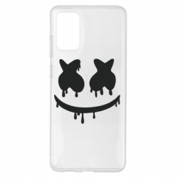 Чехол для Samsung S20+ Marshmello and face logo - PrintSalon