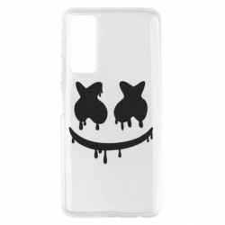 Чехол для Huawei P Smart 2021 Marshmello and face logo - PrintSalon