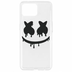 Чехол для Oppo Reno 4 Lite Marshmello and face logo - PrintSalon