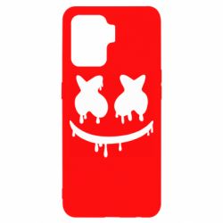 Чехол для Oppo Reno 5 Lite Marshmello and face logo - PrintSalon