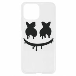 Чехол для Xiaomi Mi11 Lite Marshmello and face logo - PrintSalon