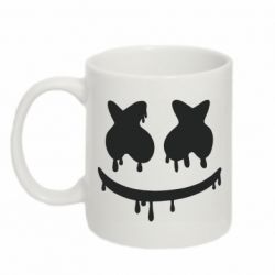 Чашка 320ml Marshmello and face logo - PrintSalon