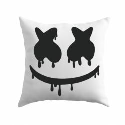 Подушка Marshmello and face logo - PrintSalon