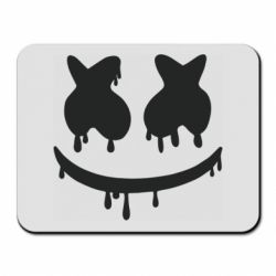 Коврик для мыши Marshmello and face logo - PrintSalon