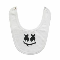 Слюнявчик  Marshmello and face logo - PrintSalon