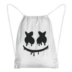 Рюкзак-мешок Marshmello and face logo - PrintSalon