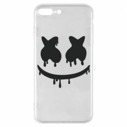 Чехол для iPhone 7 Plus Marshmello and face logo - PrintSalon