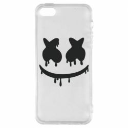 Чехол для iPhone5/5S/SE Marshmello and face logo - PrintSalon