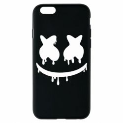 Чехол для iPhone 6/6S Marshmello and face logo - PrintSalon
