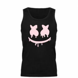Мужская майка Marshmello and face logo - PrintSalon