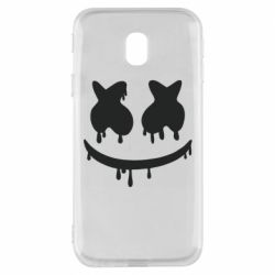 Чехол для Samsung J3 2017 Marshmello and face logo - PrintSalon