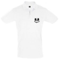 Мужское поло Marshmello and face logo - PrintSalon