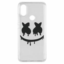 Чехол для Xiaomi Mi A2 Marshmello and face logo - PrintSalon