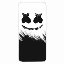 Чехол для Samsung A8+ 2018 Marshmello and scratches - PrintSalon