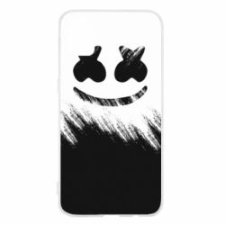 Чехол для Samsung M31 Marshmello and scratches - PrintSalon