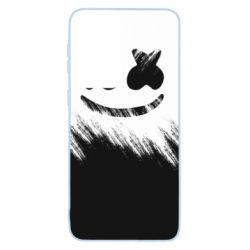 Чехол для Samsung S21 Marshmello and scratches - PrintSalon