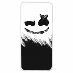 Чехол для Oppo A74 4G Marshmello and scratches - PrintSalon