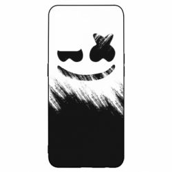 Чехол для Oppo Reno 5 Lite Marshmello and scratches - PrintSalon