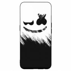 Чехол для Oppo Reno 5 4G Marshmello and scratches - PrintSalon