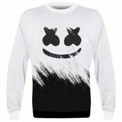 3D свитшот Marshmello and scratches