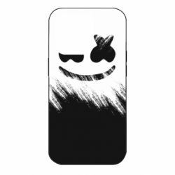 Чехол для iPhone 14 Pro Marshmello and scratches - PrintSalon