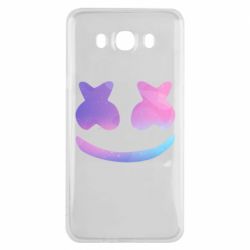 Чехол для Samsung J7 2016 Marshmello and smile - PrintSalon